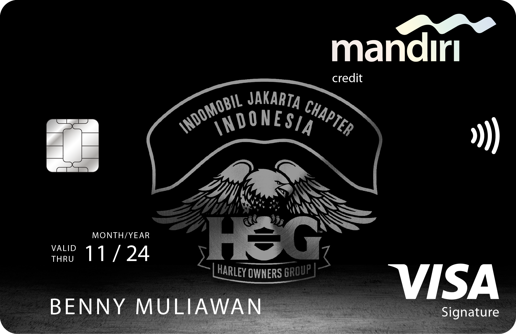 Mandiri HOG Indomobil Jakarta Chapter Card