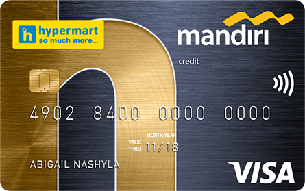 Mandiri Kartu Kredit Hypermart Edisi Baru 2018